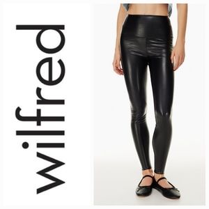 Wilfred FREE Sz S Free Daria Pant Stretch Vegan Leather from Japan